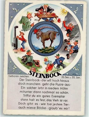 Der Steinbock - Verlag Lengauer Nr. 1281 AK