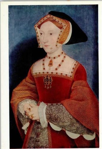 Gemälde v. Holbein - Jane Seymour, dritte Gemahlin Heinrichs VIII