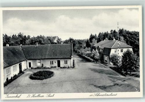 33602 W4800 Ummeln , Kr Bielefeld - Ev. Mädchenheime Innenhof D. Zoellner Saal Schwesternhaus