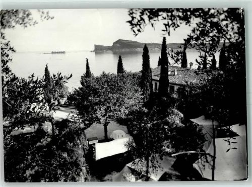San Felice del Benaco Blick auf Rocco di Manerba Campeggio Molino