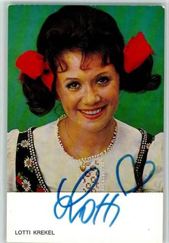 Lotti Krekel - Autogramm
