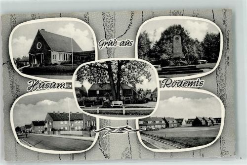 25813 W2250 Husum , Nordsee - Rödemis Ehrenmal Wohnsiedlung