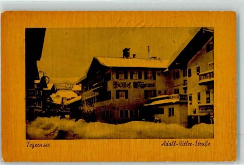 Tegernsee WK II Adolf-Hitler-Straße Winter