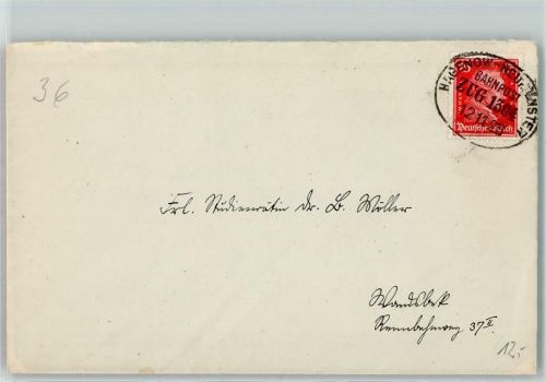 Hagenow Hagenow - Neumünster Zug 1304 Brief