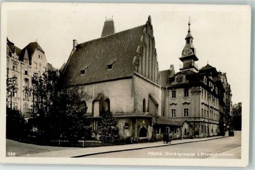 Prag 1940 Alte Synagoge und jüdisches Rathaus