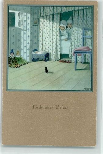 Nächtlicher Besuch einer Maus Verlag M.M. Nr. 1222