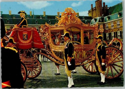 Die goldene Kutsche, der Staatswagen der Königl. Familie Adel England