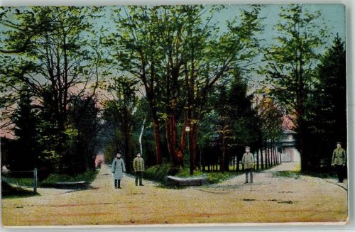 Senne Bahnpost Truppenübungsplatz Trottastrasse Soldaten