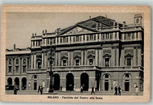 Milano Facciata del Teatro alla Scala