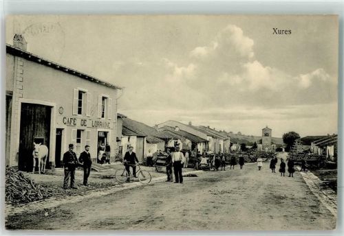 Xures 1915 Gasthaus Cafe de Lorraine Fahrrad Oldtimer