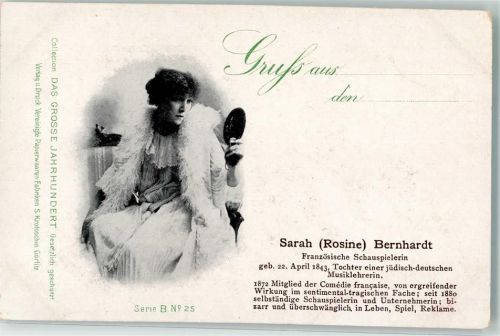 Sarah Bernhardt Collection Das große Jahrhundert Serie B No.25 Jüdische Persönlichkeit