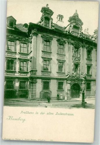 Bamberg 1900 Prellhans in der alten Judenstraße