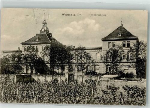 Worms 1909 Krankenhaus