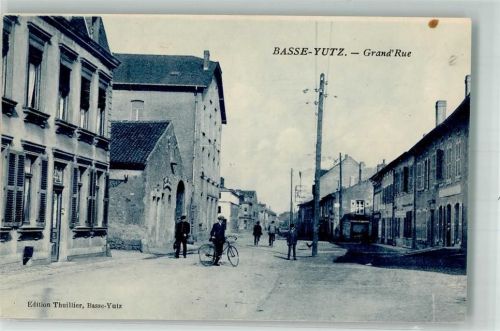Yutz 1930 Grand Rue Fahrrad Basse-Yutz