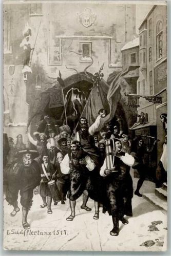 München 1907 Schäfflertanz anno 1517