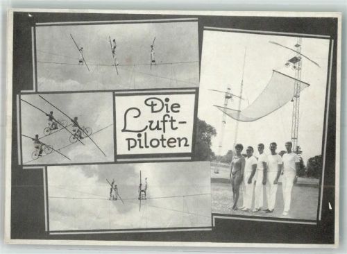 Die Luftpiloten Seiltänzer Fahrradakrobaten