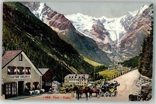 39020 Trafoi - Postkutsche Gasthaus Edelweis