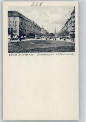 Charlottenburg Wittenbergplatz Tauenzienstraße Strassenbahn