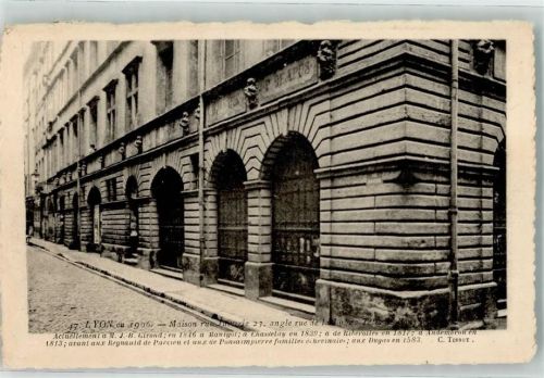 Lyon 1906 Maison Rue Juiverie