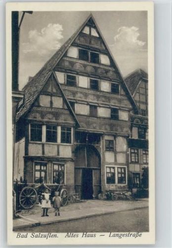 Bad Salzuflen , ex Sammlung Busse Altes Giebelhaus Langestraße