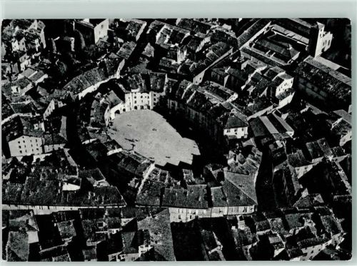 55100 Lucca - Veduta area dell´Anfiteatro Romano Luftaufnahme Römisches Amphitheater