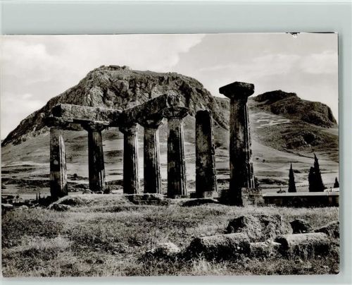 Korinth Apollo-Tempel und Akrokorinth