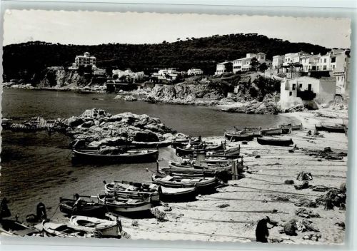 Palafrugell Costa Brava Bucht und Ruderboote