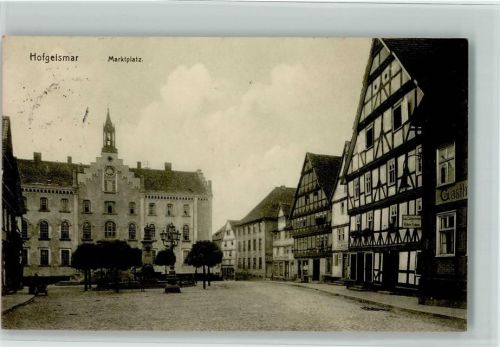 Hofgeismar Marktplatz Fachwerkhäuser
