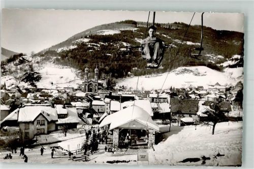 79674 W7868 Todtnau Foto AK Skilifttalstation Winter
