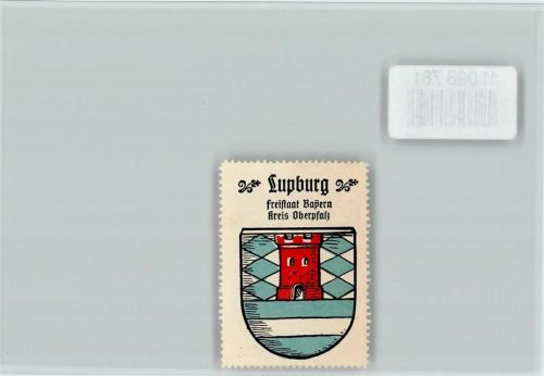 Lupburg Turm Vignette Wappen Kaffee Hag ca 1920-1940