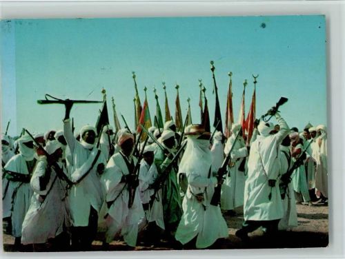 Danses Folkloriques du Sud Algerien AK Volkstypen / Brauchtum Algerien 1984