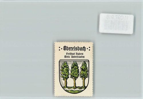 Oberelsbach Vignette Wappen Kaffee Hag ca 1920-1940
