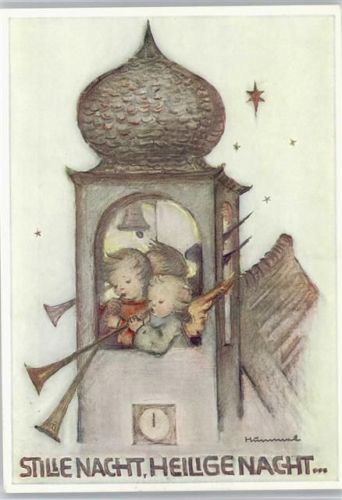 1967 Nr. 5426 Verlag Josef Müller AK Weihnachten Engel