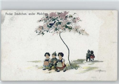 Nr. 4995 - Kinder in Uniform - WK I Hoffmann, Ad. Künstlerkarte