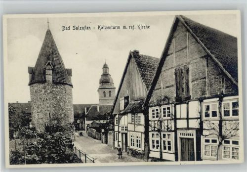 Bad Salzuflen Katzenturm reform. Kirche ex Sammlung Busse