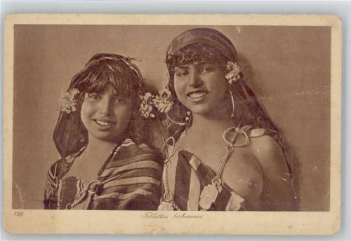 Beduinen Fillettes - Volkstypen Afrika Erotik