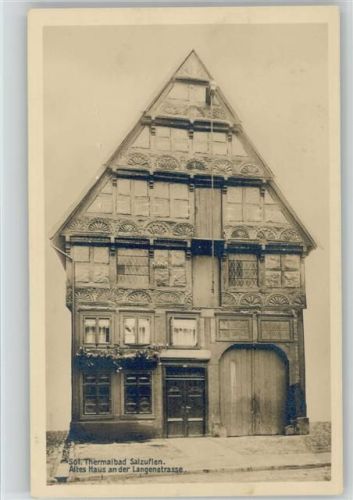 Bad Salzuflen , ex Sammlung Busse Altes Haus Langestraße