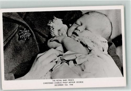 Tucks AK 1948 Royal Baby Prince, Christened Charles Philip Arthur George