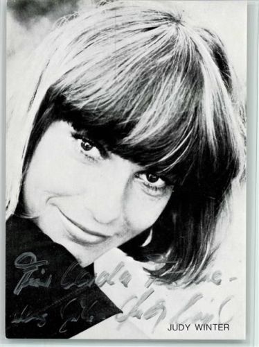 Judy Winter Original Autogramm