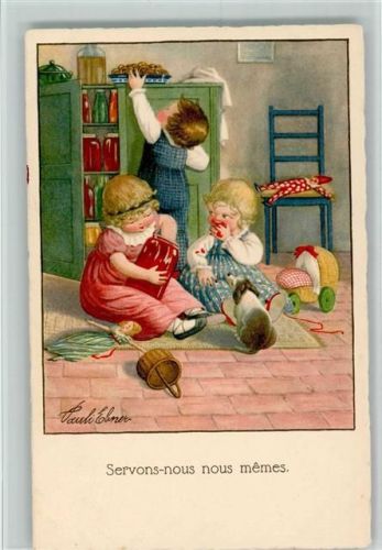 A.G.B 1037 - servons-nous nous memes Kinder schlecken Marmelade , Puppe