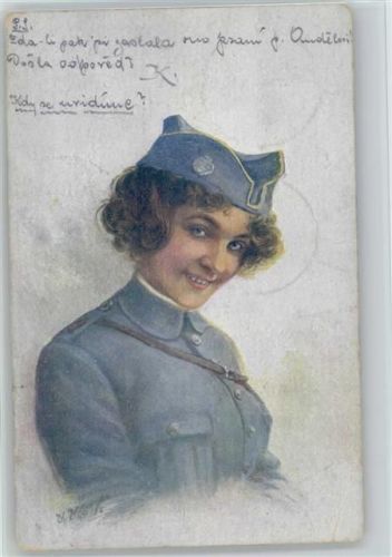 Frauen Berufe Uniform 1921 AK