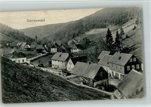 Dürrenwaid 1915 Strasse om Dorf, AK
