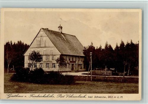 Vöhrenbach Gasthaus zur Friedrichshöhe