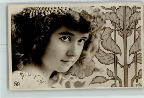 1904 Jugendstil Verlag NPG Serie 302-2 Frauenschönheit AK