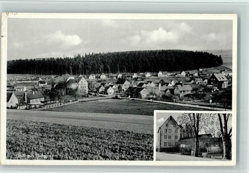Burgjoß Schloß, Teilansicht, gute Erhaltung AK