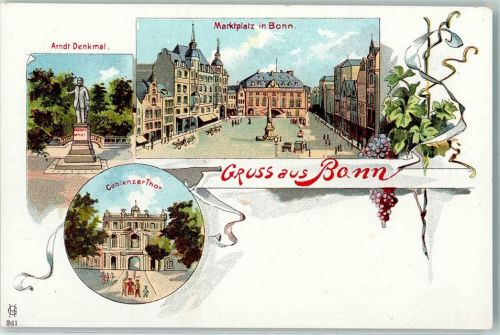 Bonn Arndt-Denkmal Marktplatz Koblenzer Tor