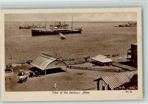 Hafen - View of the harbour - Lohnkutscher , Schiffe ca 1928 AK