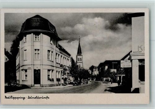 Bad Lippspringe 1943 Detmolderstrasse AK Gute Erhaltung, Verlag Schöning Lipp 63 AK