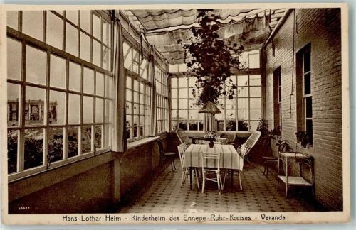 Norderney Hans-Lothar-Heim Kinderheim des Ennepe-Ruhr-Kreises Veranda