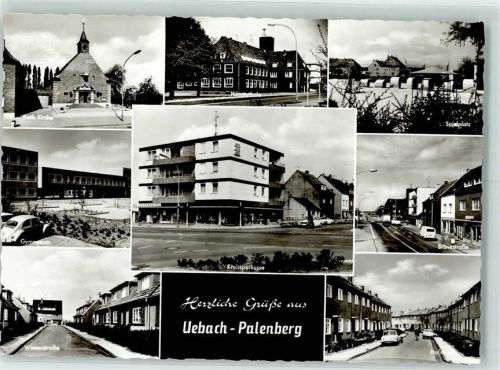 Palenberg Kath. Kirche Hauptschule Spielplatz Gymnasium Kreissparkasse Brünestraße Wissenstraße Hofstraße